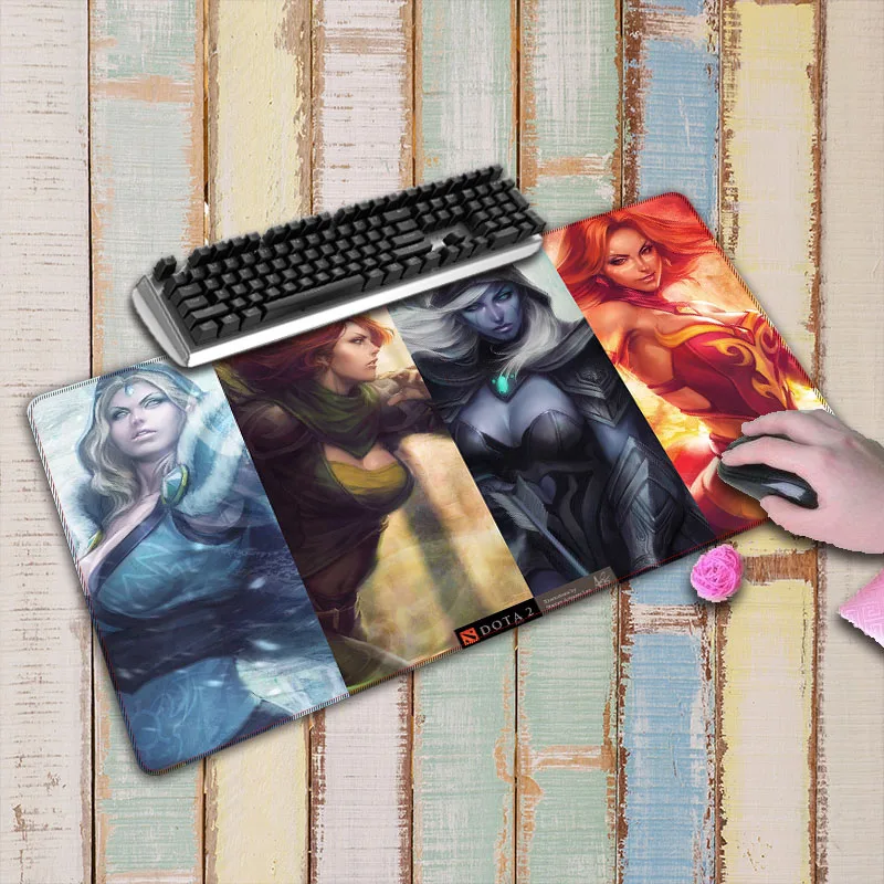  DOTA Speed Version Large Gaming Mouse Pad Lockedge Mouse Mat For Laptop Computer Desk Pad Keyboard 