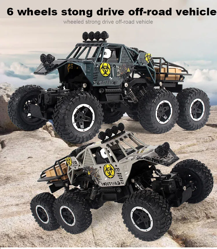 Высокое качество 1:10 6WD RC автомобиль 2,4G Радиоуправляемый автомобиль, игрушки багги высокоскоростной грузовик внедорожная подвижная автомобильная игрушка