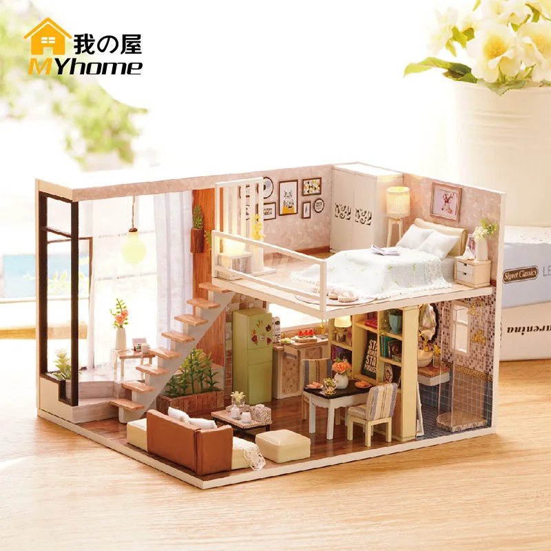 

Princess GIRL'S Birthday CHILDREN'S Toy Children with 7-9 10-12-Year-Old Log Passing Handmade Doll House