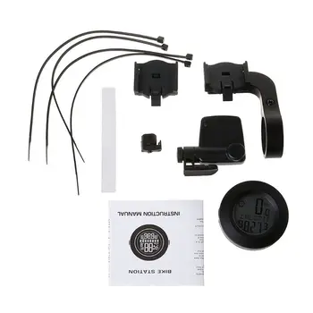 

Bicycle Computer Round Stopwatch Wireless Waterproof Bike Riding Speed Meter Handlebar MTB Bike Outdoor Digital With Mount