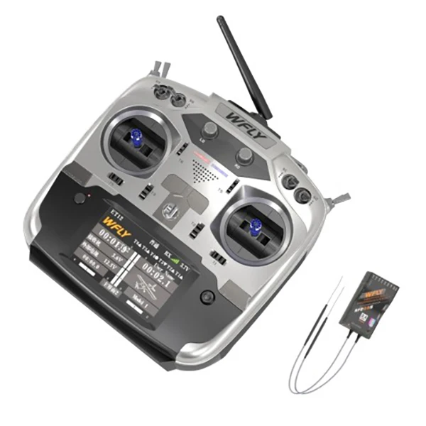 Wfly ET12 2,4 ГГц пульт дистанционного управления 12CH радио передатчик с RF209S приемник для радиоуправляемого дрона автомобиля лодки