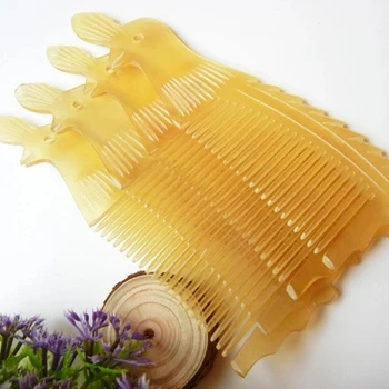 

hairbrush Hairbrush For Girl Hairdressing Combs Genuine Natural Peacock Comb Pure Handmade Portable Cute Bag Authentic Pattern