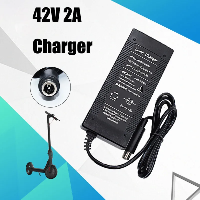 Зарядное устройство для электрического скутера 42 в 2 А адаптер Xiaomi Mijia M365