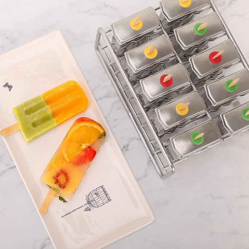 Нержавеющая сталь эскимо плесень стойки льда леденцы плесень замороженный леденец эскимо производитель домашнего мороженого плесень с держатель для леденцов