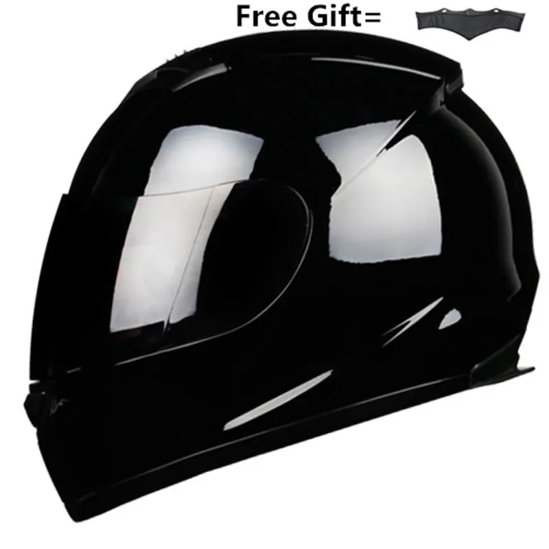 moto rcycle шлем лицо SDU полное лицо шлем Dot moto casco s m l xl XXL - Цвет: gloss black