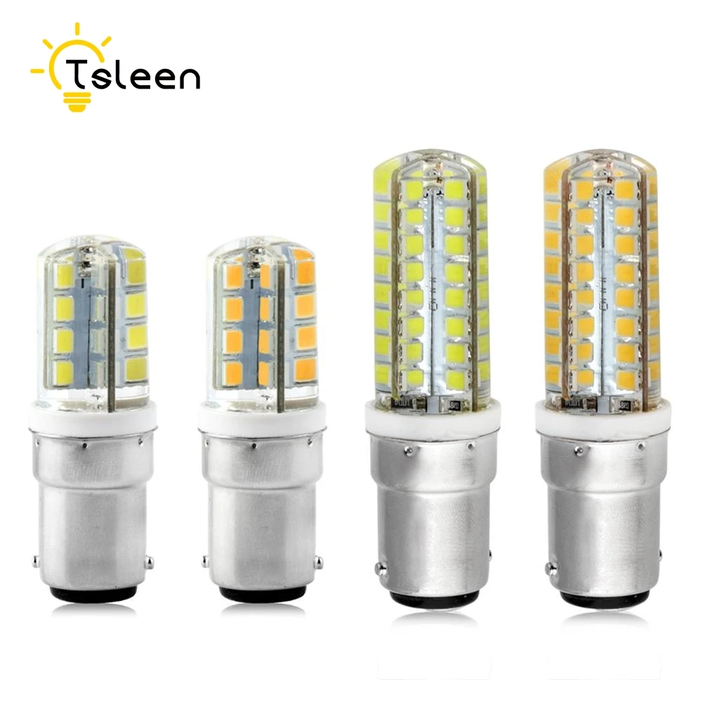 

B15 LED Lights Bulbs 2835 SMD 32LEDs Ultra Bright Silicone Corn Bulb Energy Saving Lamp Lighting 220V 1/4/8Pcs 3W 3.5W 5W