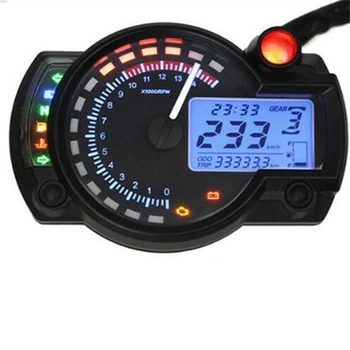 

Universal Speedometer LCD Digital 15000rpm Motorcycle Tachometer Interior