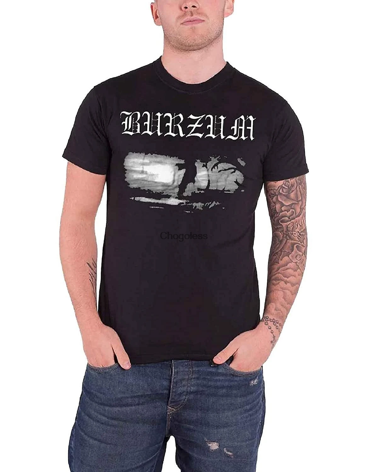 Женские топы LILILOV Burzum футболки с принтом спереди KY76 |
