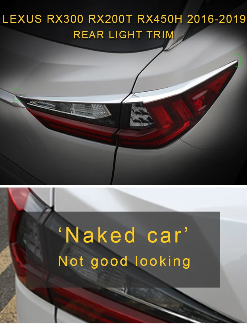 Для Lexus RX300 RX200t RX450h- автомобильный Стайлинг задние фонари украшения хромированная крышка отделка внешние аксессуары