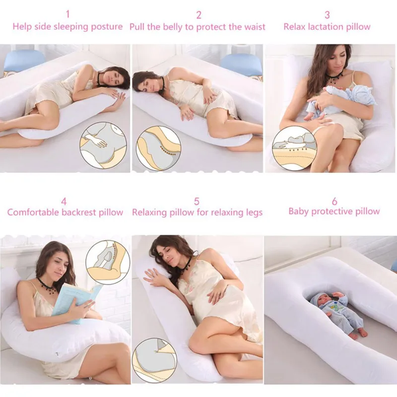 130x70cm Pregnancy & Nursing Pillow 3