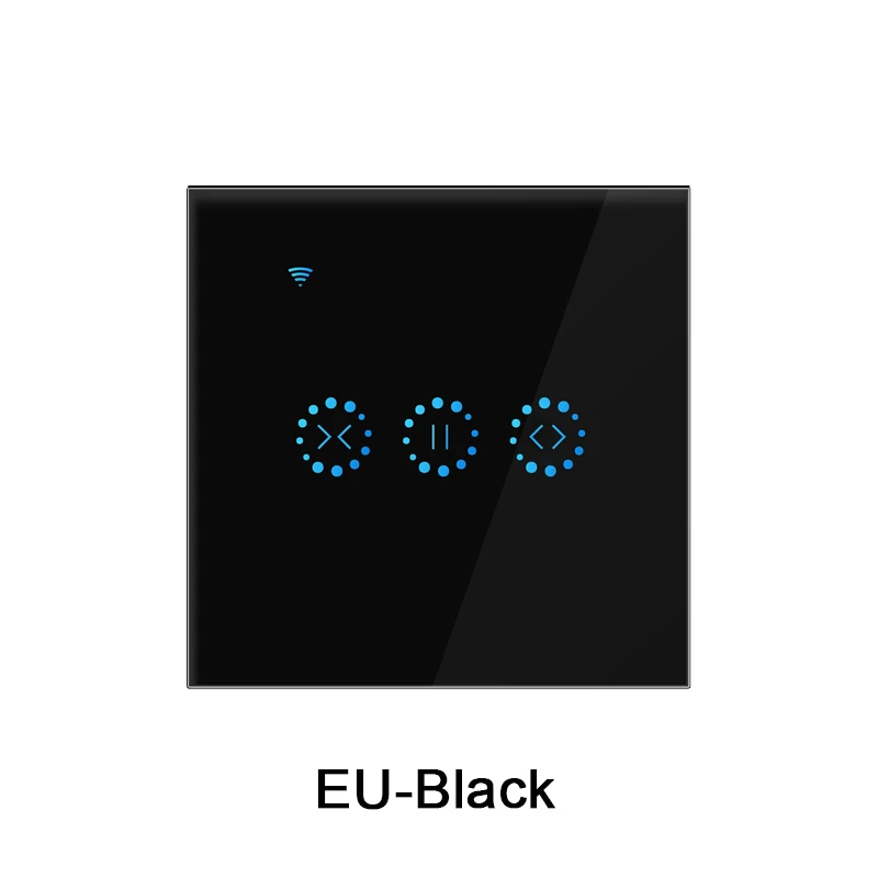 EU-Black EWeLink, ЕС, США, WiFi, занавес, штора, переключатель для рольставни, электрический мотор, Google Home, Alexa, эхо, голосовое управление, сделай сам, умный дом - Комплект: EU-Black