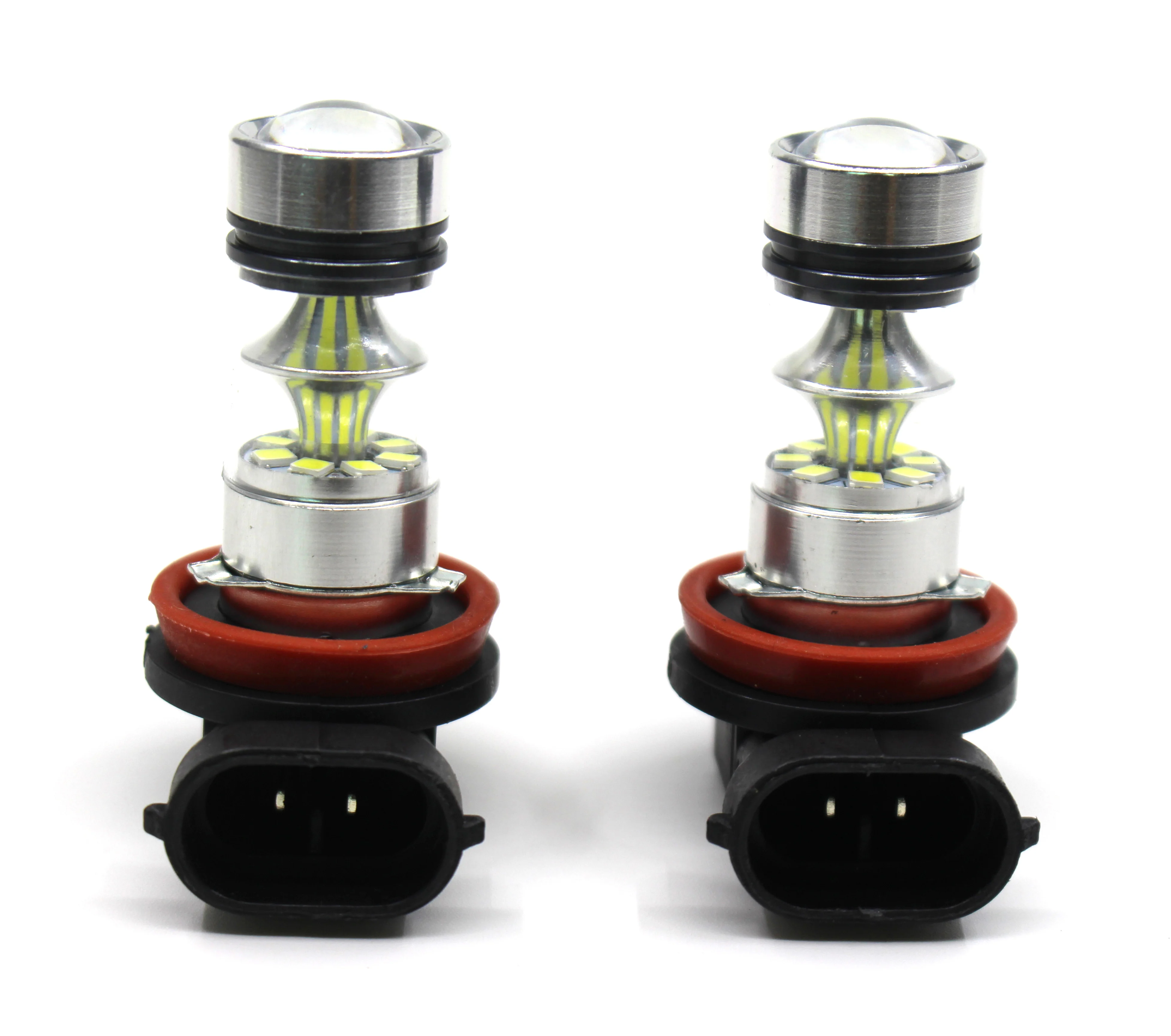 2 шт. фары H8 H9 H11 100W 20SMD Автомобильный светодиодный Противотуманные фары автомобиля светодиодный лампы 12V 6500K светодиодный потолочный светильник
