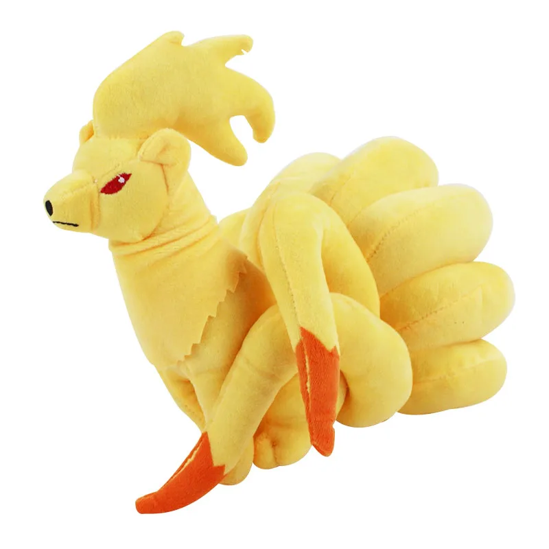22 см Новая плюшевая игрушка Ninetales лиса мягкие куклы мультфильм аниме игрушки подарок на день рождения для детей