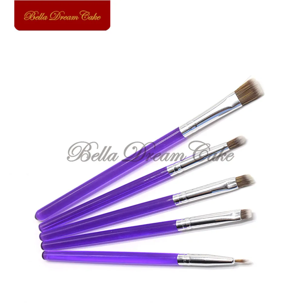 5pcssetCakeBrushHandmadePetalConfectioneryModelingToolMakeup