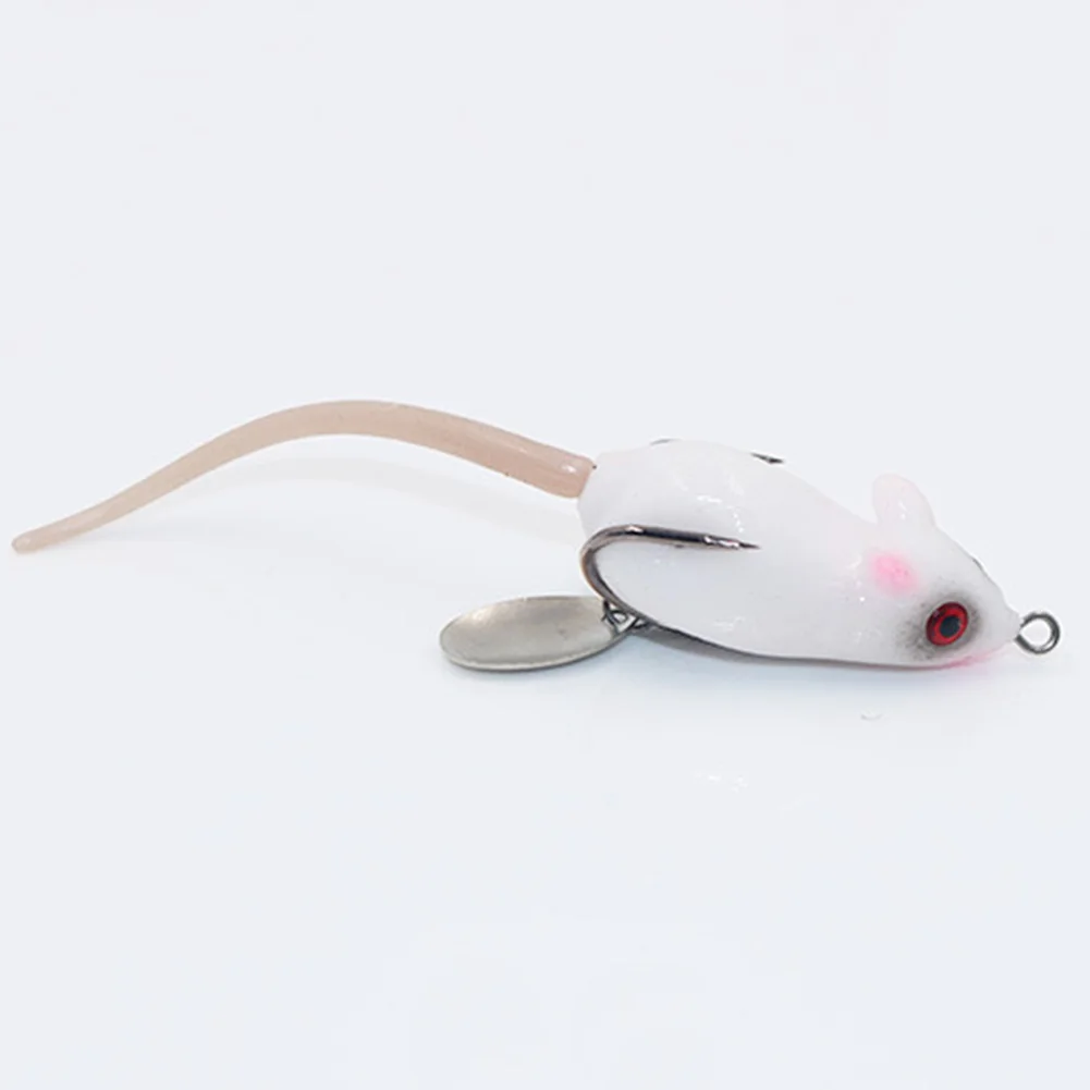 

With Hooks Easy To Use Durable Flexible Crankbait Fake Rubber Topwater Carp Outdoor Fishing Lure Artificial Baits Mouse Shape