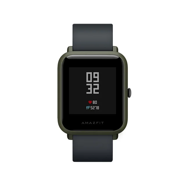 green Huami Amazfit Bip Смарт часы gps Шагомер трекер сна Push сообщения часы для Android браслет IOS водонепроницаемый - Цвет: green