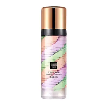 

Three-color Mixed Isolation Moisturizing Primer Face Base Makeup Shrink Pore Concealer Lasting Oil Control Cosmetic