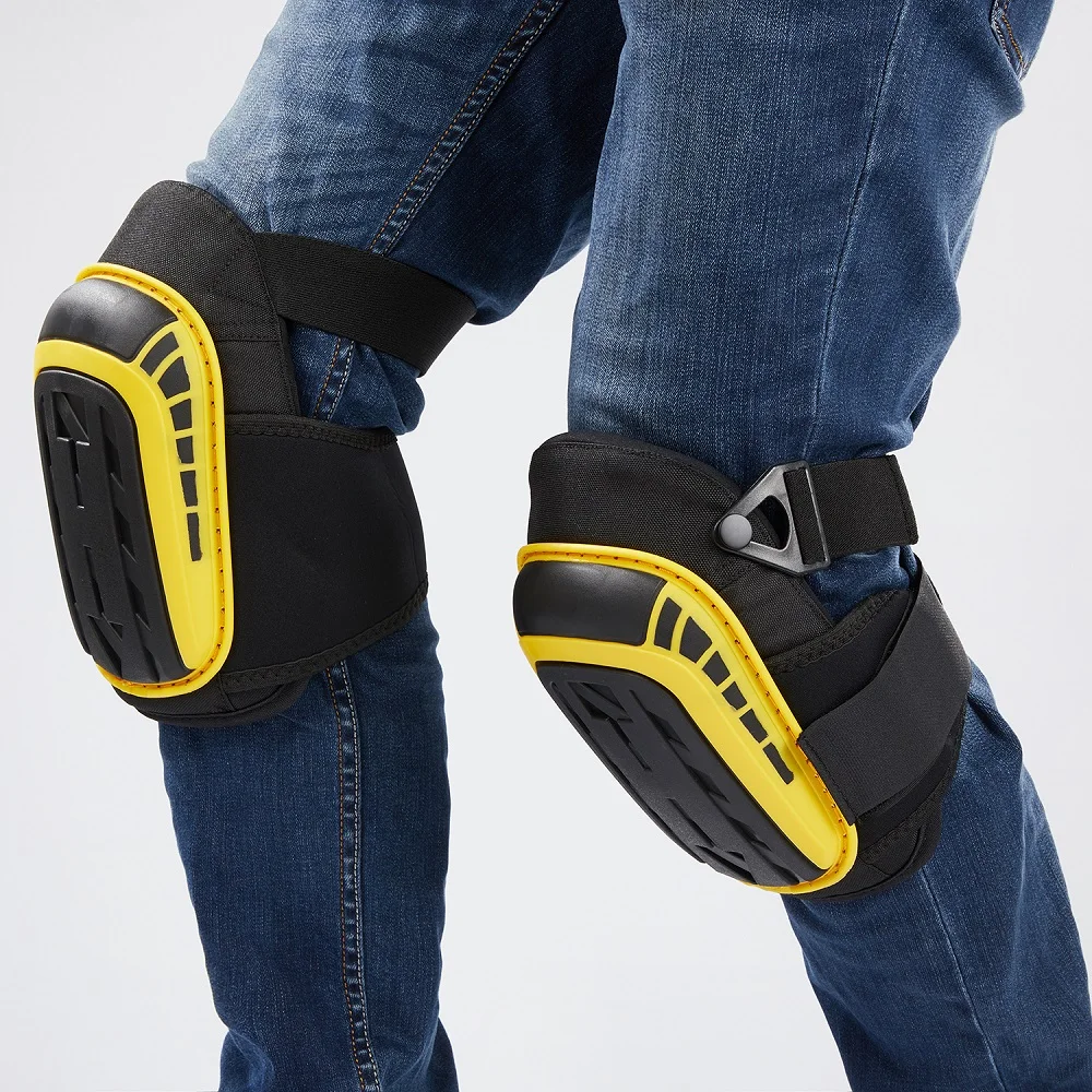 Knee Pads for Work-Heavy Duty  Foam Padding and Gel Cushion with Adjustable Straps for Construction, Flooring, Gardening