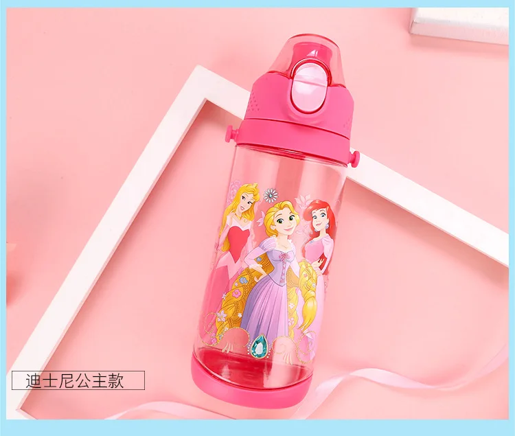 600 мл Дисней мультфильм чашка детская чашка Тритан материал пластиковая чашка Милая бутылка для воды бутылки для воды