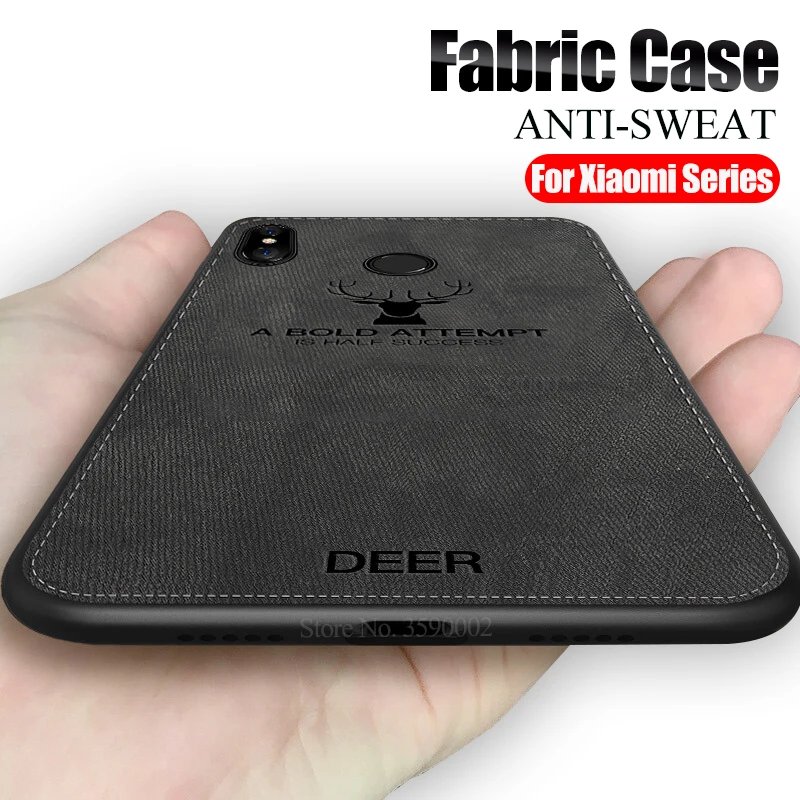 

Fabric case redmi note 7 Cloth soft Cover For xiaomi mi 9 a2 lite A 2 max 3 on xiomi xaomi redmi note 8 pro 7a phone funda coque