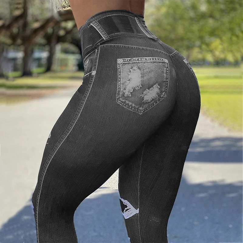 Women High Waist Seamless Leggings Butt 