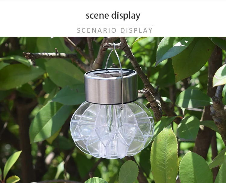 Solar Colorful Hanging Lights LED Light Induction Lawn Garden Lights Daytime Night Illumination Garden Lights
