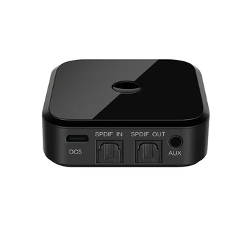 

Bluetooth 5.0 HD Audio Transmitter Receiver Supports 3.5mm AUX SPDIF Digital TV Wireless Adapter