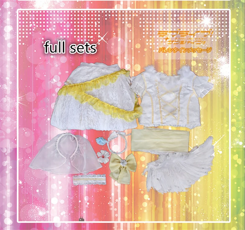 LoveLive! Sunshine! Все члены сакураучи Рико охара Мари 6th Юбилей концерт следующий сверкающие! Женский костюм для косплея, платье
