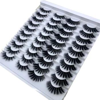 

10/20/30 boxes 3D mink lashes Natural False Eyelashes Long Messy Makeup Fake EyeLashes Extension Make Up Beauty Tools maquiagem