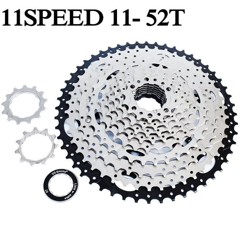 

Hollow 11 Speed 11S 11-52T Steel Cassette Sprocket MTB Mountain Bike Flywheel