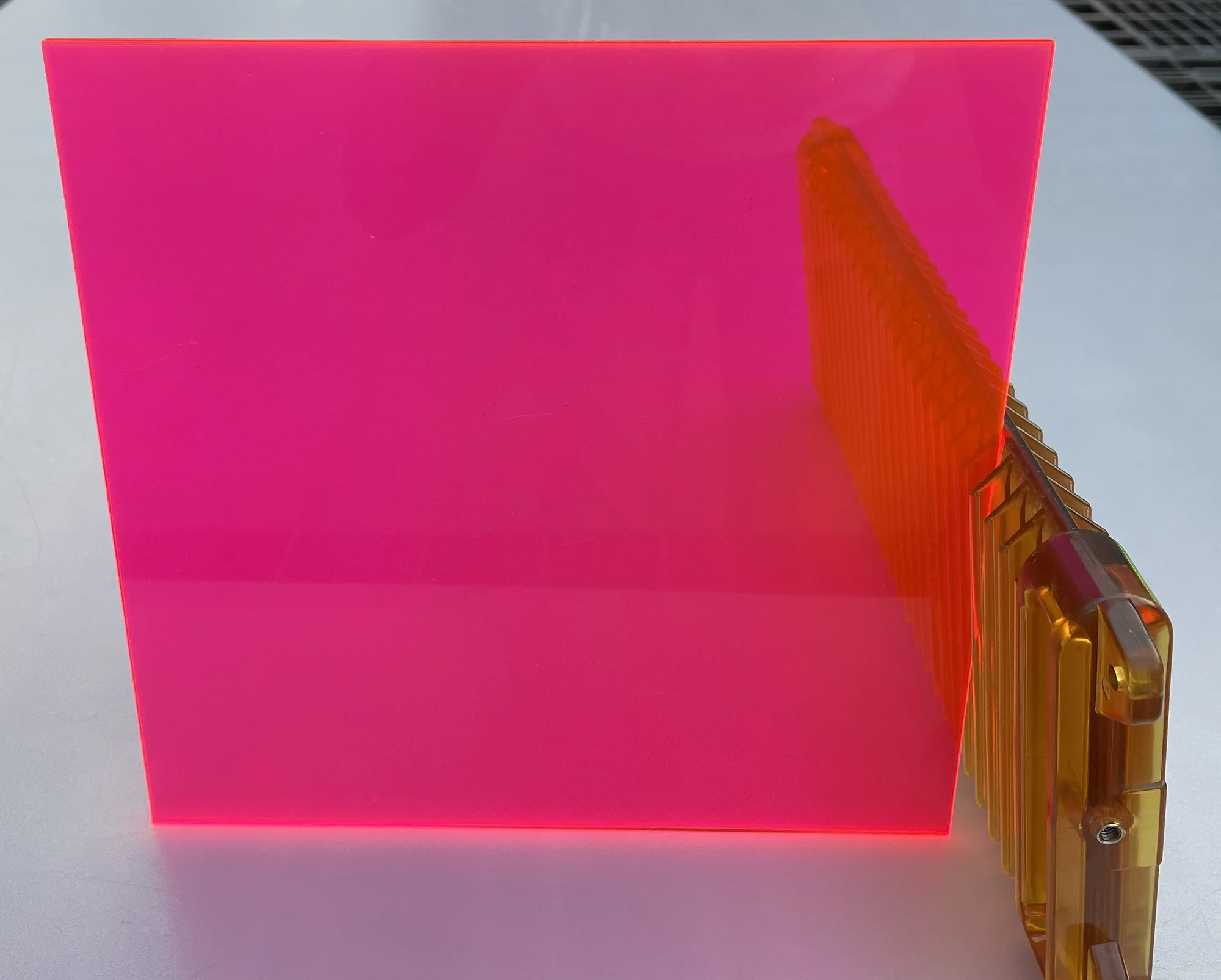 FLUORESCENT PINK ACRYLIC SHEET — Acrylics Online — Acrylic