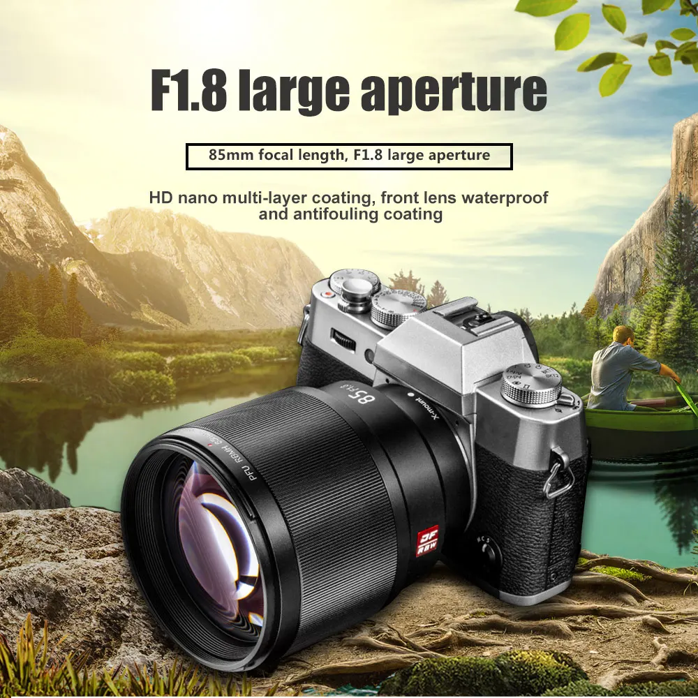 VILTROX 85 мм F1.8 Полнокадровый AF большая апертура автоматическая фокусировка объектив для Fujifilm X Mount Focus объектив камеры