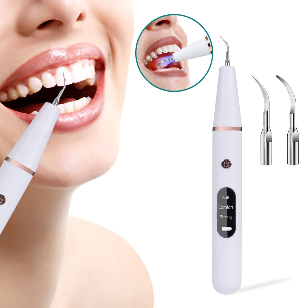 Electric Sonic Dental Calculus Scaler Oral Teeth Tartar Remover Plaque