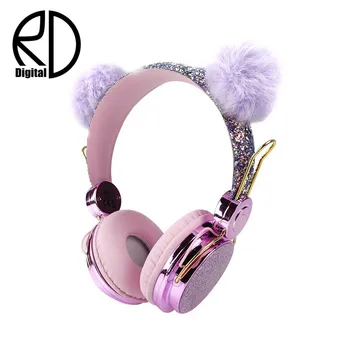 

2020 New Gaming Headsets Cute Big Headphones With Mic Kids Cartoon Stereo Earphones Deep Bass for PC Computer Gamer Laptop
