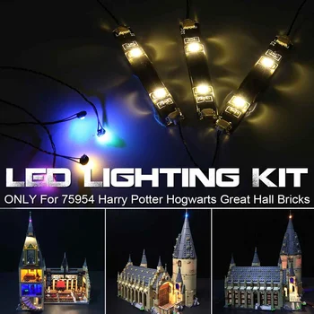 

LED Light Lighting Kit Only for 75954 for Great Hall Building Blocks Toy Bricks (Model Not Included) Basic Version