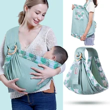 Удобные слинги для младенцев новорожденных мягкий натуральный слинг младенческой Уход Крышка Сетка грудного вскармливания рюкзак для переноски(0-36 м