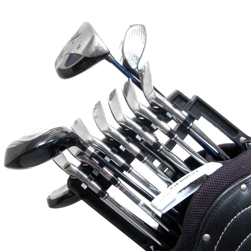 

Golf 9 Iron Club ABS Shafts Holder Stacker Fits Any Size of Bags Organizer