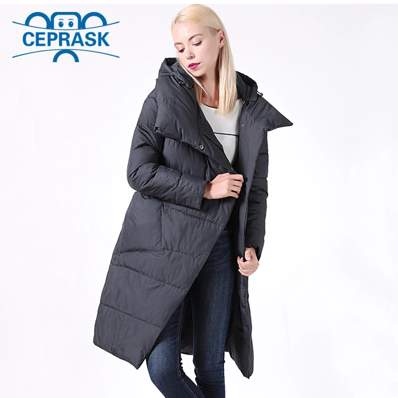 

2020 New Winter Jackets Women Coat Windproof High Collar Women's Parka Female Long Jacket Removable Hooded Plus Size 6XL Ceprask