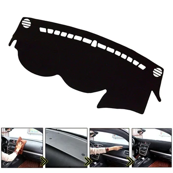 

CITALL Black Dashboard Cover Pad Dashmat Dash Mat Fit For Hyundai Sonata Hybrid GLS SE Limited 2011 2012 2013 2014 LHD