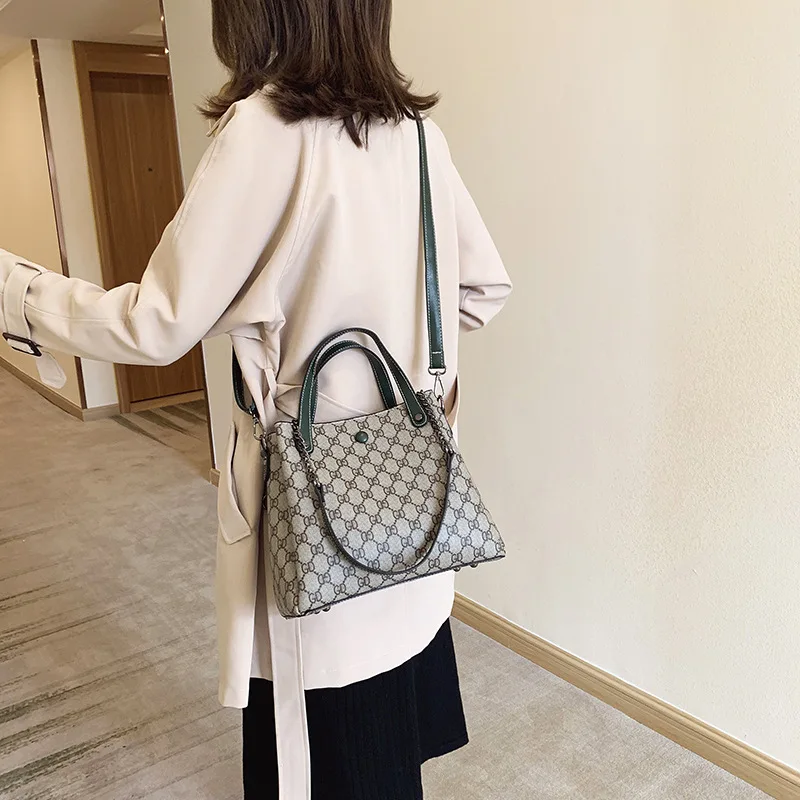 

Bag WOMEN'S Bag New Style 2019 Fashion Over-the-shoulder Bag Versatile INS Large-Volume WOMEN'S Shoulder Bag Autumn And Winter C