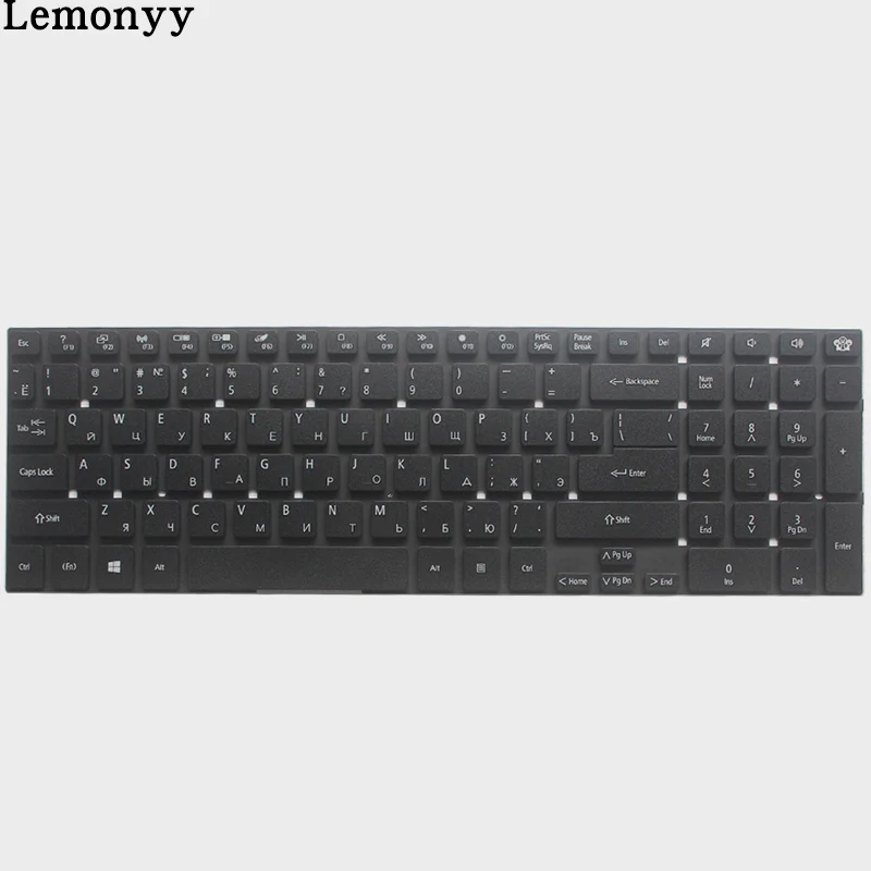 Черный Новая русская клавиатура для ноутбука Packard Bell LG71BM TG71 TG71BM ENTG71BM ENTG81BA MS2397 TSX66 ENTG81A RU клавиатура - Цвет: Черный