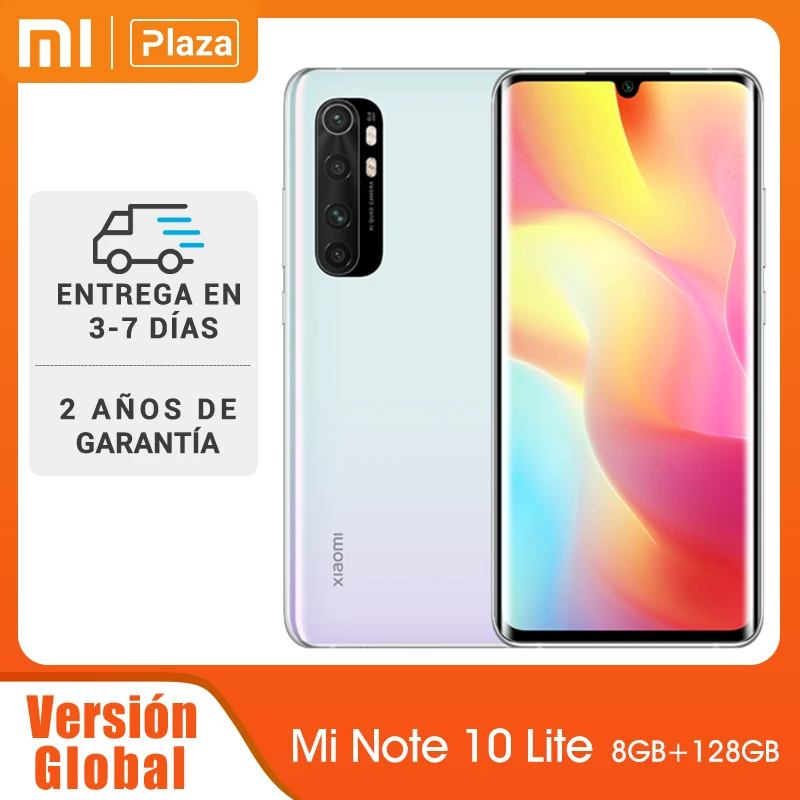 Global Version Xiaomi Mi Note 10 Lite Smartphone 8G 128G 64MP Quad Camera 6.47