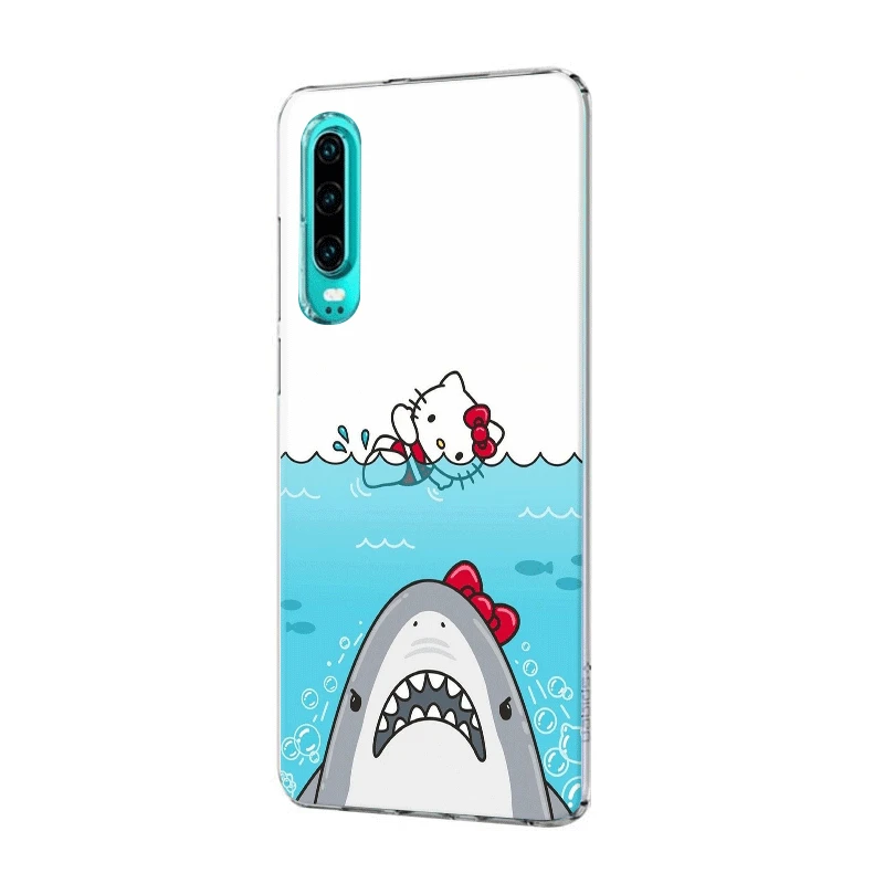 Чехол для мобильного телефона huawei P30 P20 P10 P9 P8 P Sart Z Lite Pro Жесткий чехол hello kitty - Цвет: H6