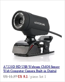 HD веб-камера вращающийся USB Компьютерная камера 12MP видео запись веб-камера с микрофоном клип-на Cam Поддержка ночного видения