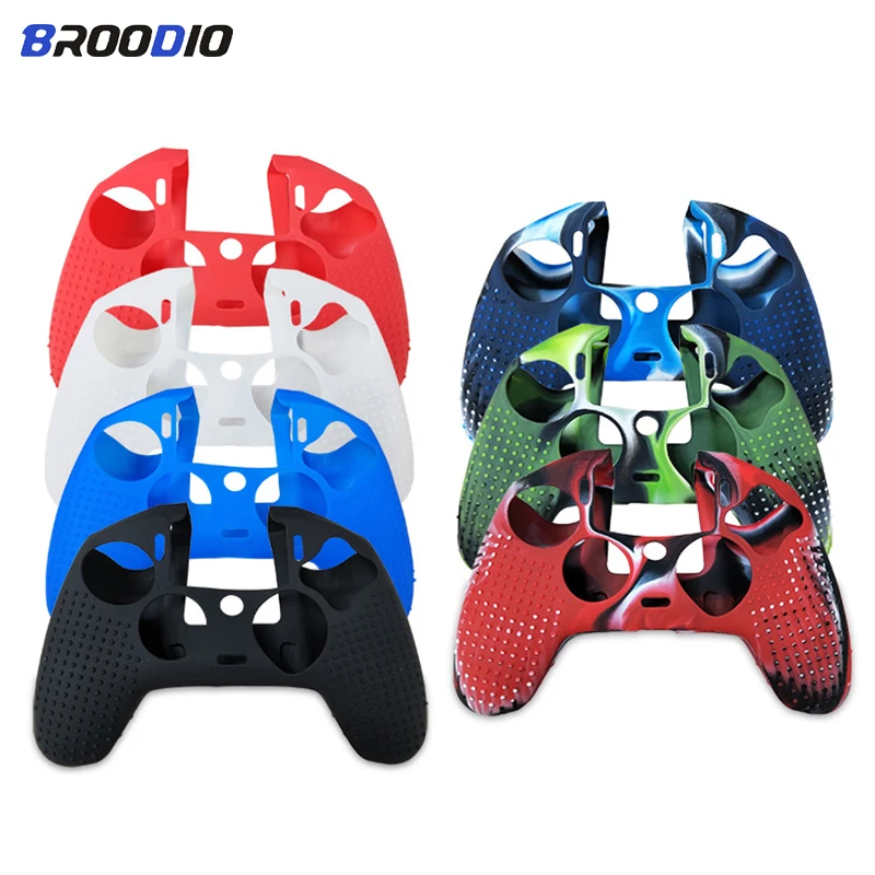 

For Dualshock 4 PS4 Slim Pro Controller Soft Silicone Studded Skin Protective Anti-slip Grip Camo Case Cover for PlayStation 4