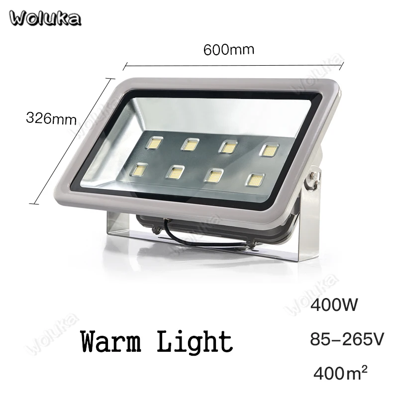 400W Warm light Светодиодный водонепроницаемый проекционный светильник теплый белый свет открытый KST стабильный High Bay уличный светильник Современные Освещенные CD50 W01 - Цвет: 400W Warm light