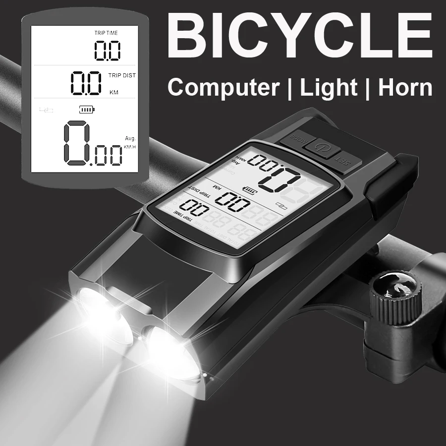 Permalink to Flashlight For Bike T6 LED Bicycle Computer Horn USB Bike Light Front 2 Holder Waterproof Cycling Headlight Odometer Accessories
