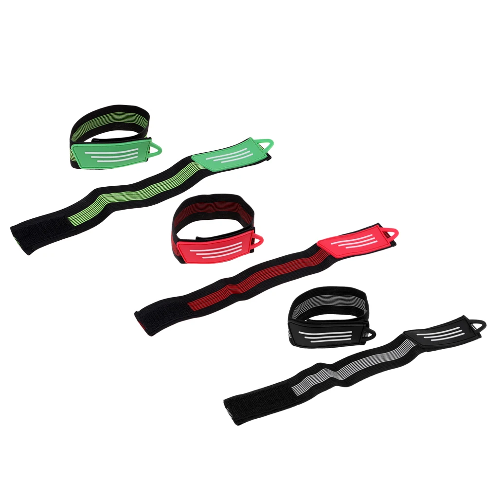 2 Pcs Cycling Bike Reflective Strap High Elastic Pants Band Safety Warning