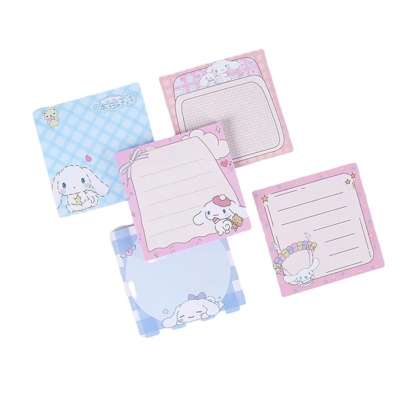50 Sheets/Book Cartoon Kawaii Rabbit Ins Style Memo Pad Mini Sticky Notes  Memo Notepad Cute Planner Stickers Bookmark Stationery - AliExpress