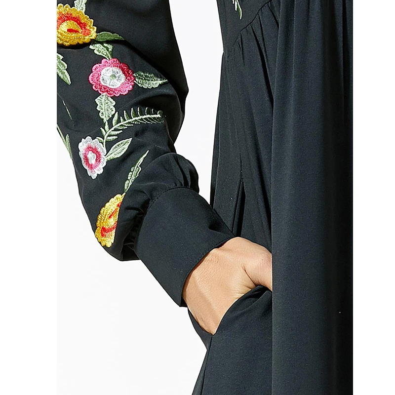 Мусульманское платье Дубай Абая турецкие платья ХИДЖАБ КАФТАН марокаин кафтан ислам ic одежда Абая для женщин ислам арабисче Kleding